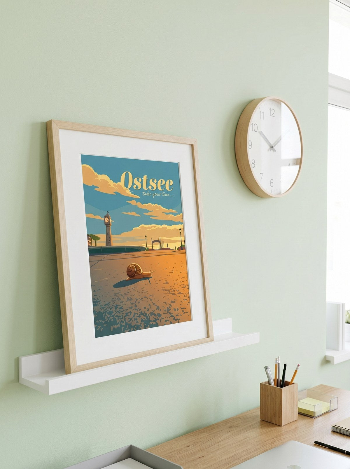 take your time an der Wand — Vorschau