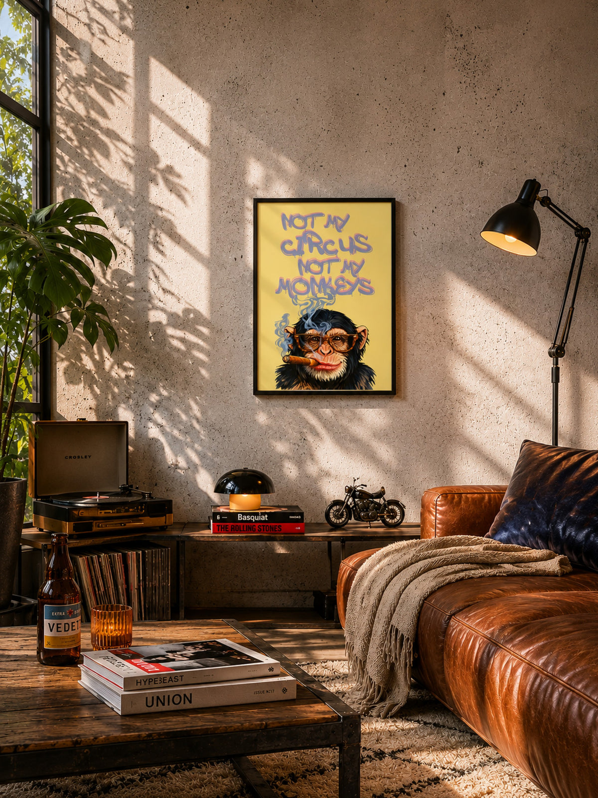 IMPRFCT — Vibes 1 als Poster im Wohnraum
