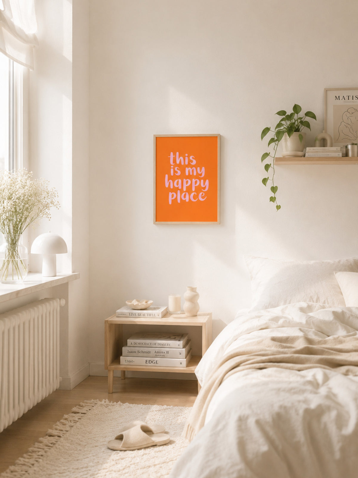 IMPRFCT — Peace 3 als Poster im Wohnraum