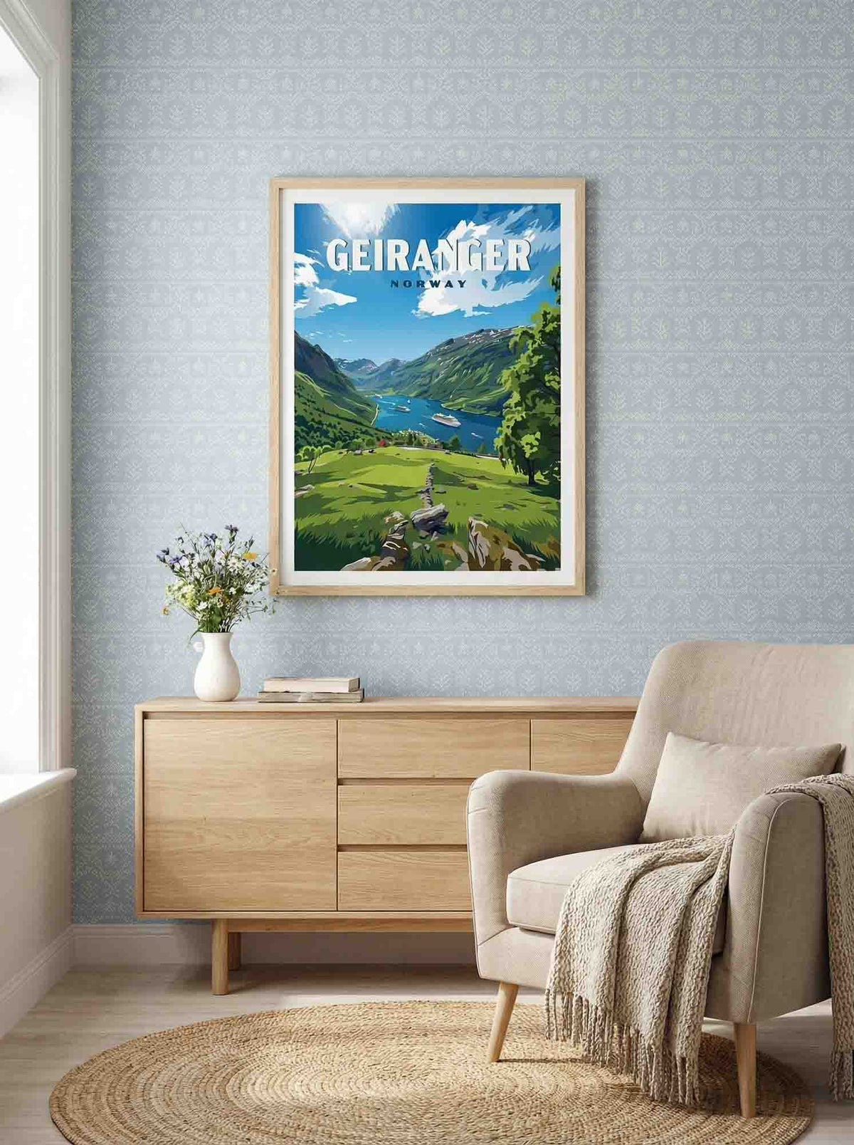 Norwegen — Geirangerfjord – Wandvorschau