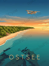 Ostsee — Küste aus der Luft