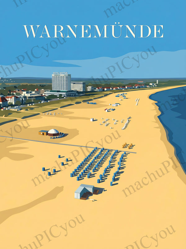 Warnemünde — Strand der Weite