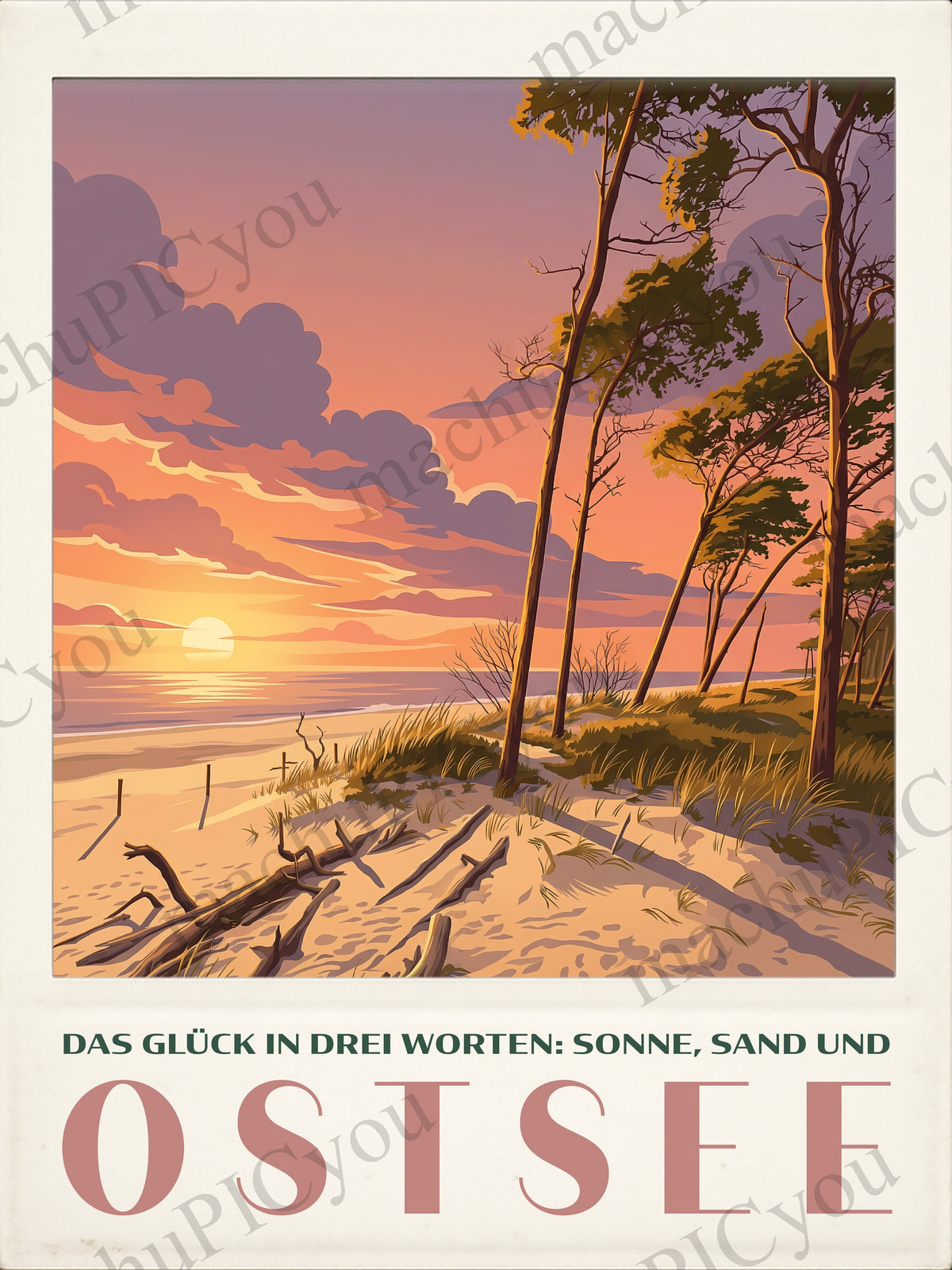Ostsee — Küstenstille im Licht