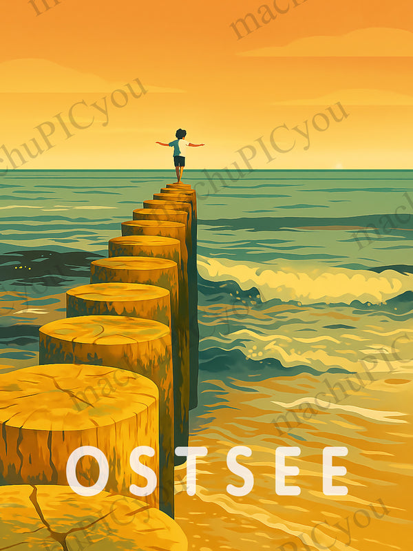 Ostsee — Freiheit auf der Buhne