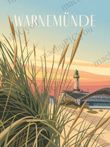 Warnemünde — Dünenlicht am Meer
