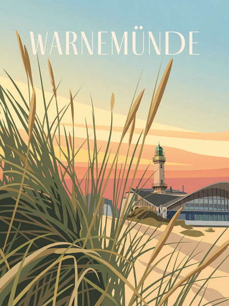 Warnemünde — Dünenlicht am Meer