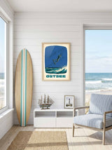 Ostsee — Sprung ins Blau — Wandansicht im Wohnambiente | machuPICyou