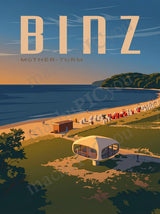 Rügen — Müther Moment — Illustriertes Reiseposter aus echtem Foto | machuPICyou