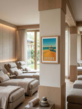 Ostsee — Wind und Holz — Wandansicht im Wohnambiente | machuPICyou