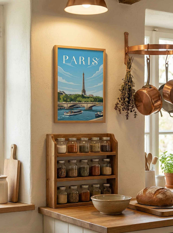 Paris — Paris Eifelturm — Wandansicht im Wohnambiente | machuPICyou