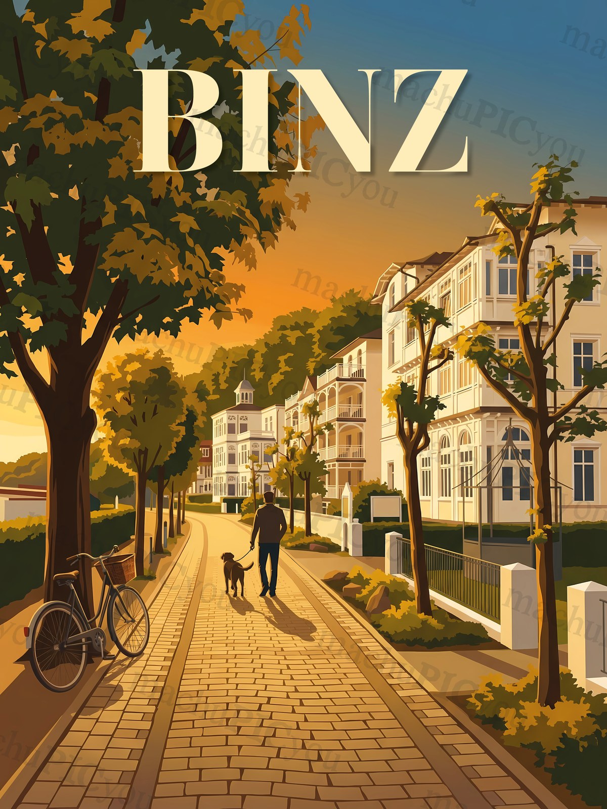 Abend in Binz machuPICyou Poster