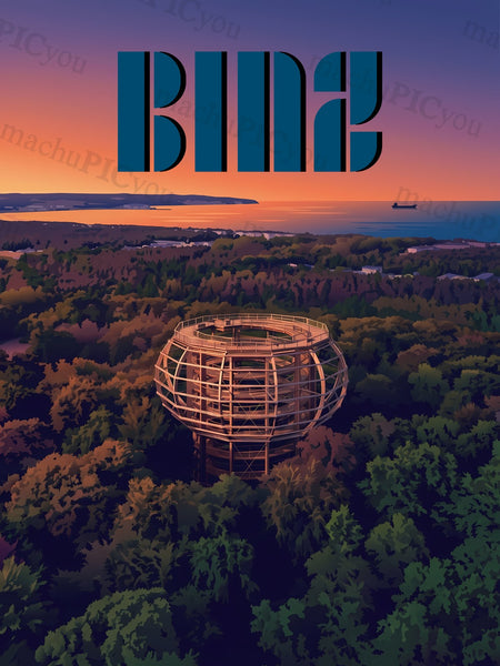 Baumwipfelpfad Binz machuPICyou Poster