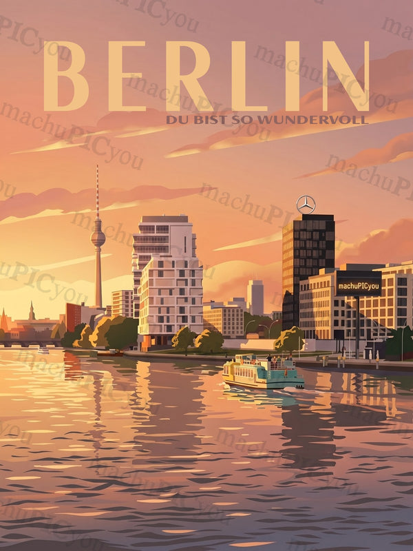Berlin — Spreeblick Berlin machuPICyou Poster