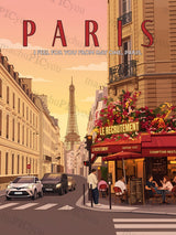 Paris — Pariser Abendglanz machuPICyou Poster