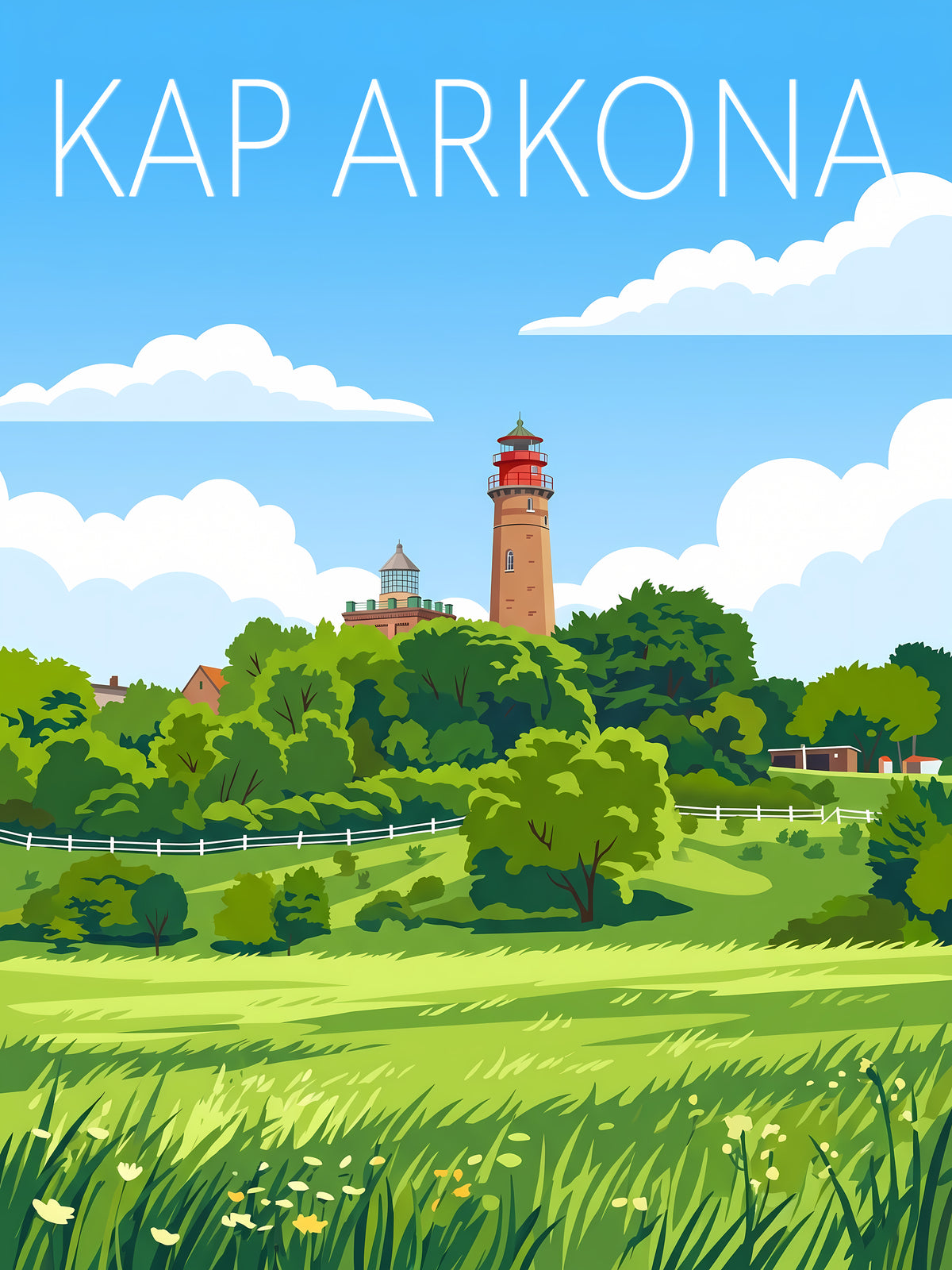 Ostsee — Sommer über Kap Arkona - im Wohnraum
