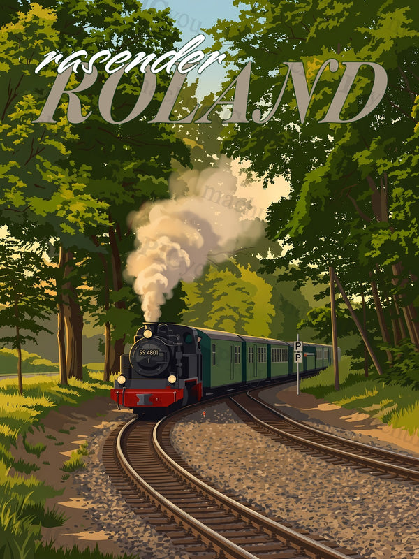 Rügen — Rasender Roland - machuPICyou Poster