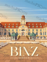 Binz — Kurhaus im Abendlicht