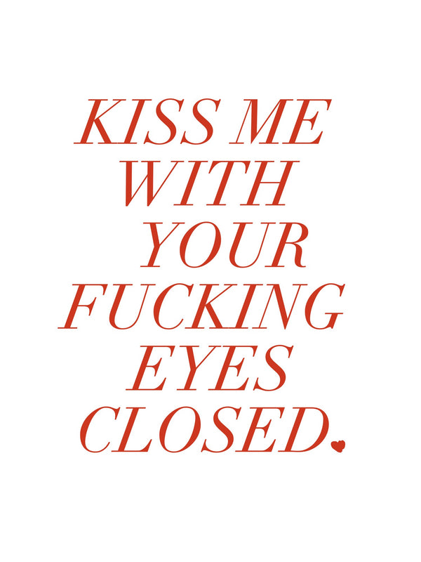 Poster Eyes Closed DYAM