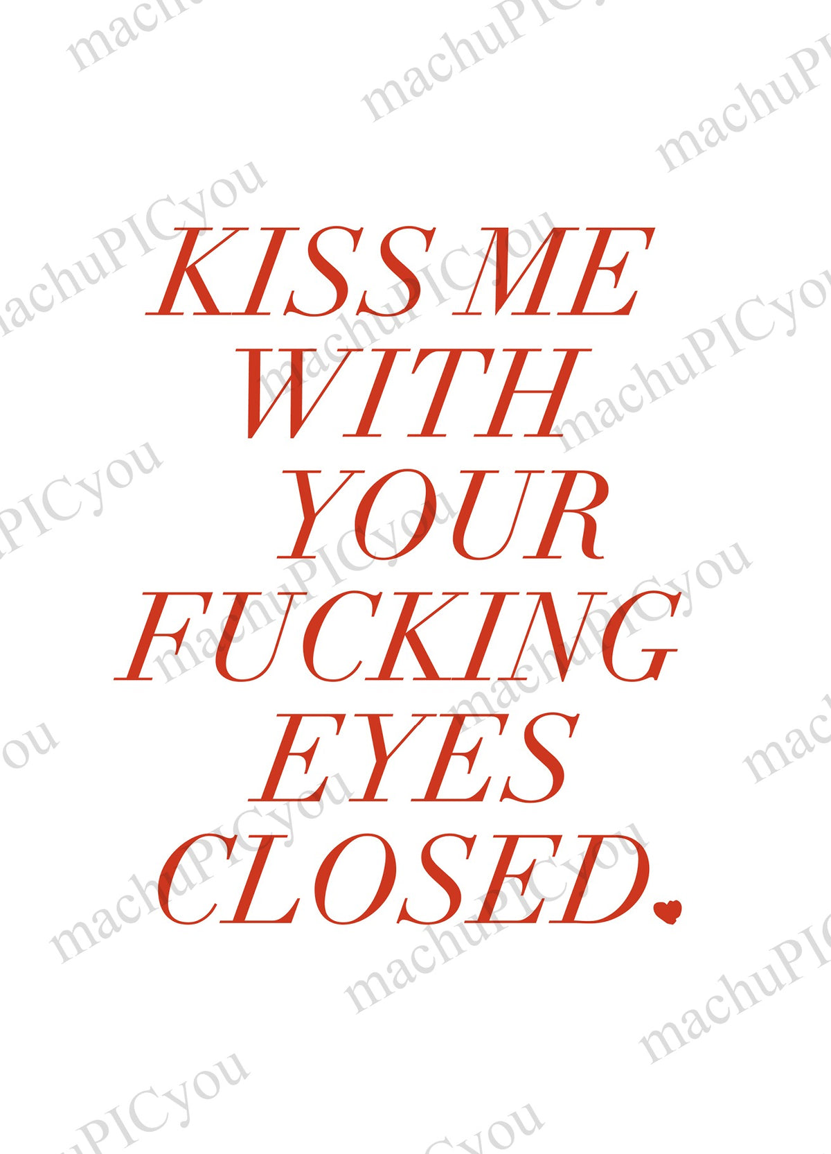 Karte Eyes Closed DYAM