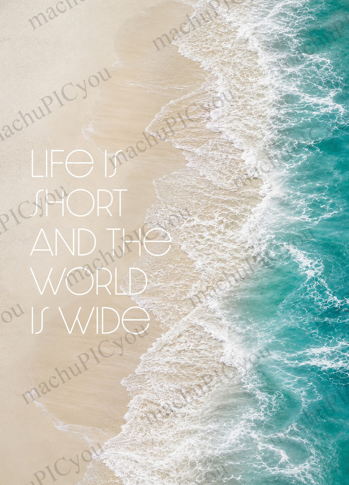 Karte Life Is Short World Is Wide DYAM