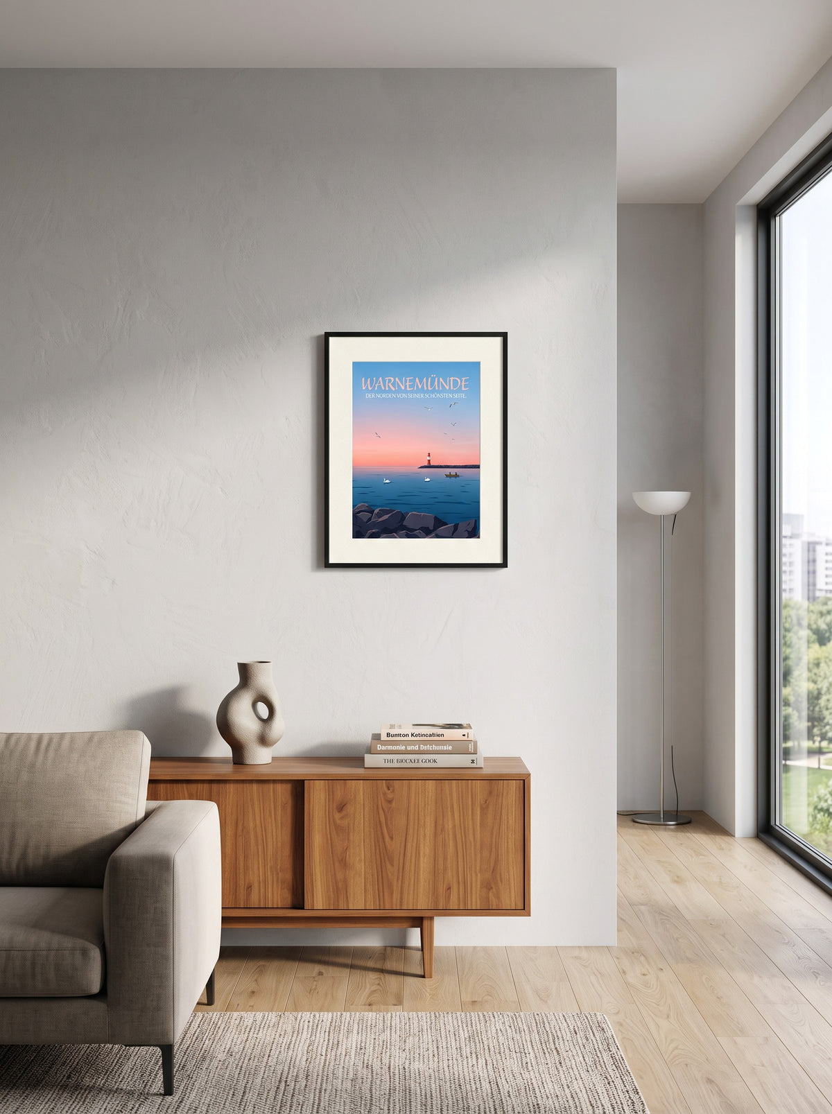 Poster Der schönste Norden Warnemünde – Wandvorschau