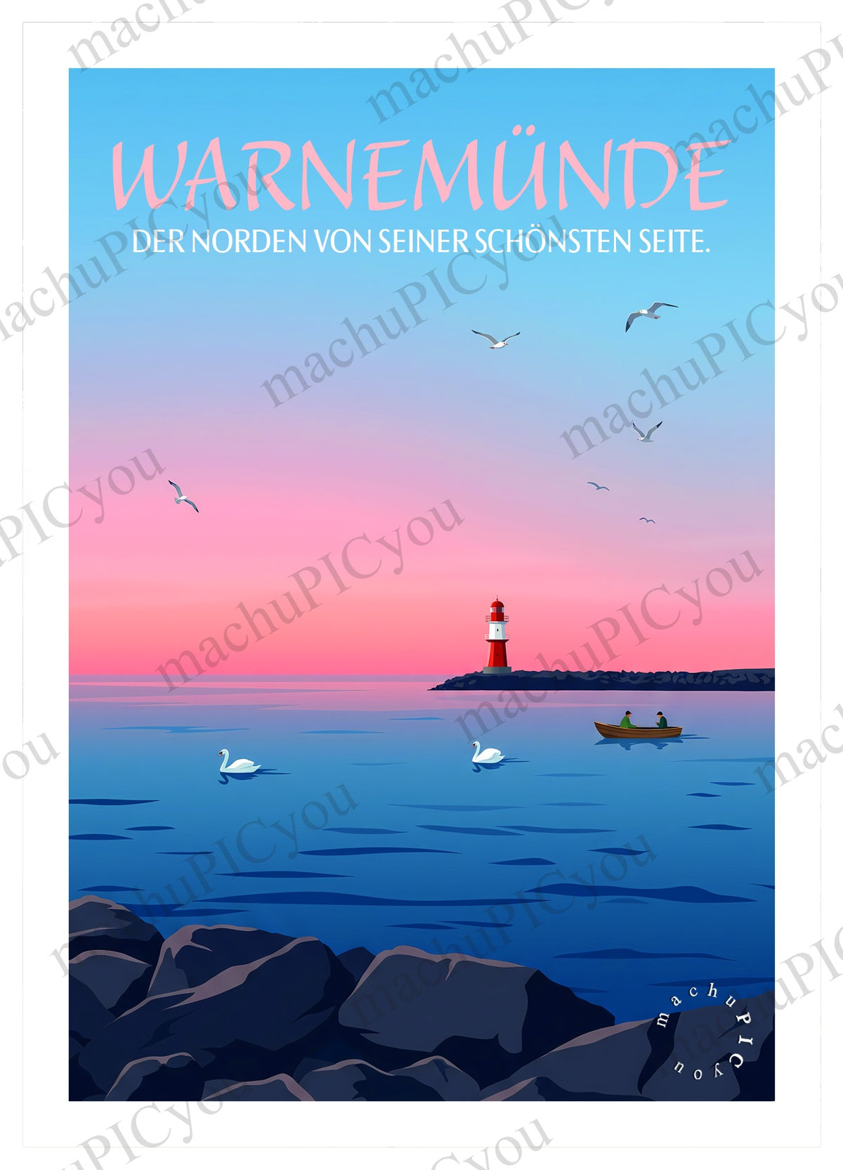 Karte Der schönste Norden Warnemünde