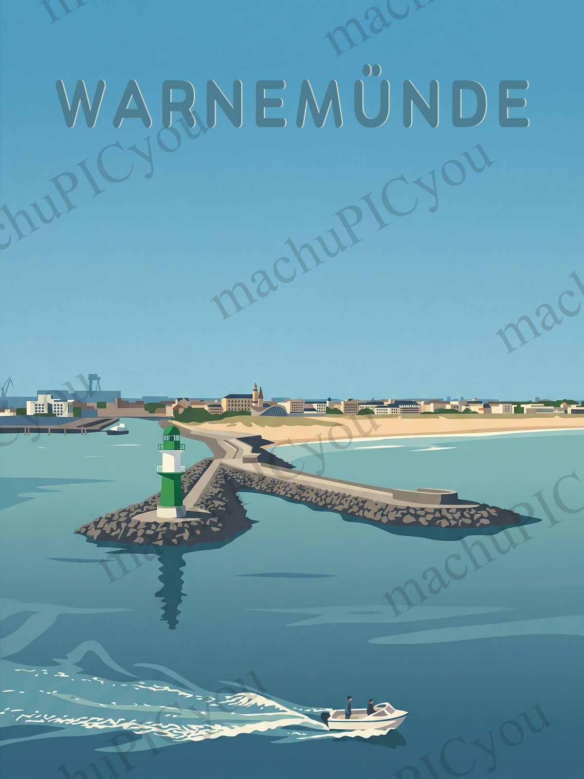 Warnemünde — Raus ins Blau
