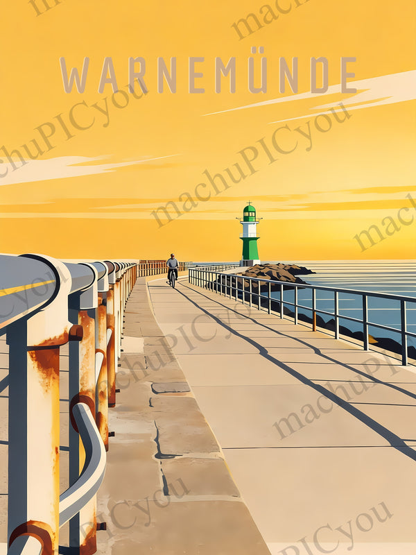Warnemünde — Weg zum Leuchten
