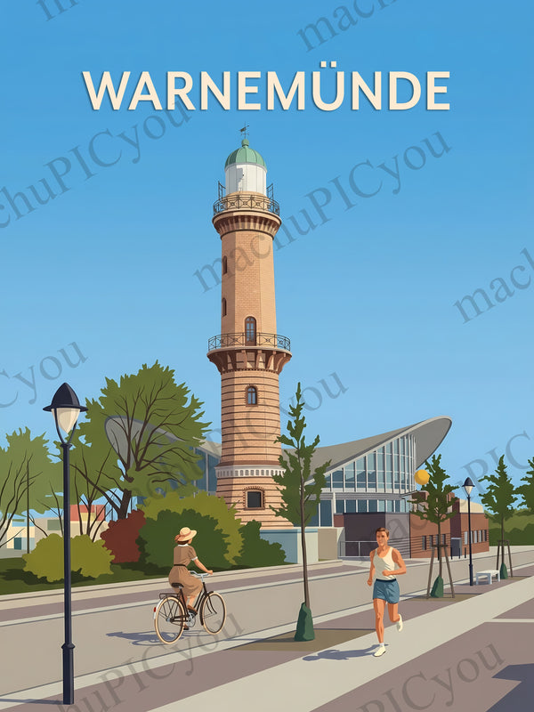 Warnemünde — Küstenmorgen
