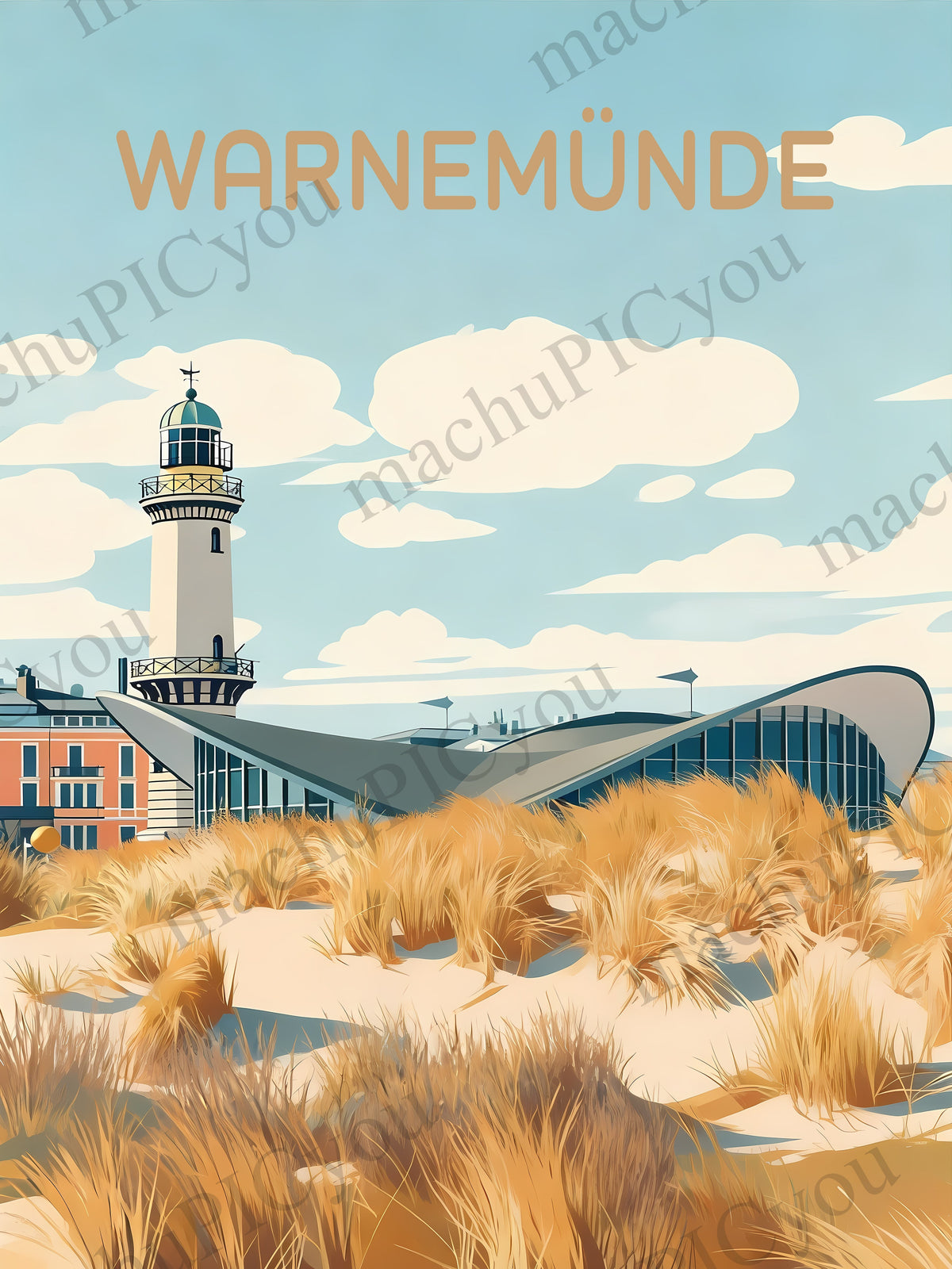 Warnemünde — Zwischen Gras und Himmel