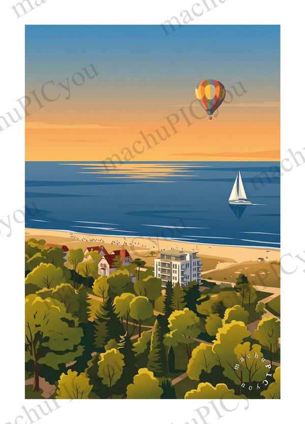 Ostsee — Schweben über Küste (Karte)