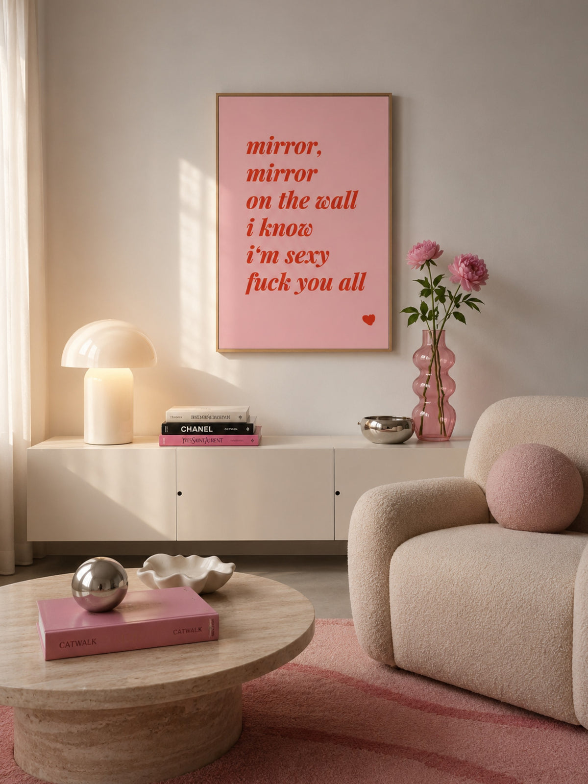 Dream 1 als Poster im Wohnraum