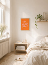 IMPRFCT — Peace 3 als Poster im Wohnraum