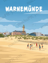 Warnemünde — Sommer am Leuchtturm