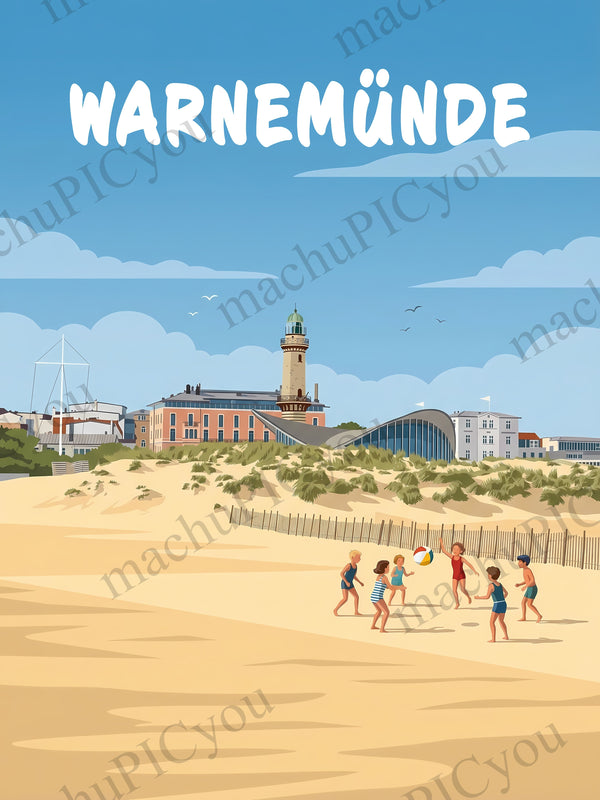 Warnemünde — Sommer am Leuchtturm