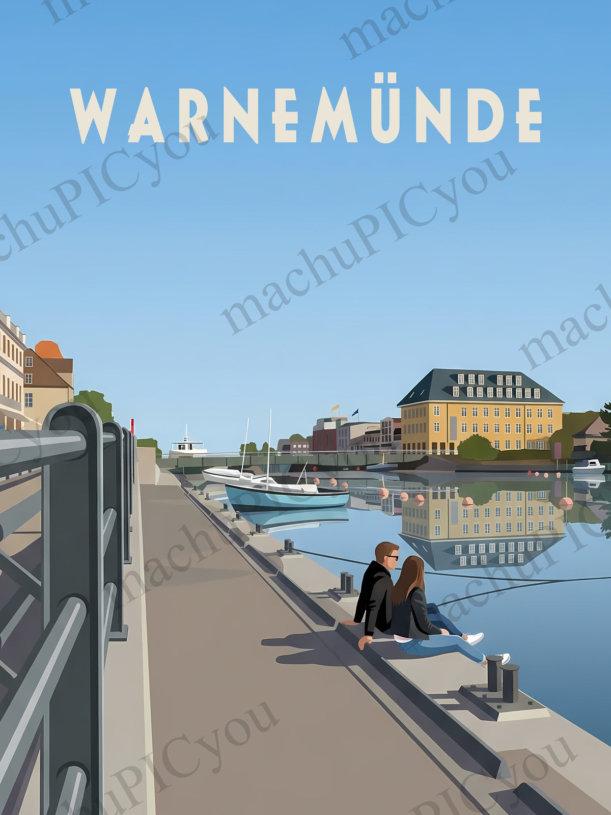 Warnemünde — Hafenruhe zu zweit