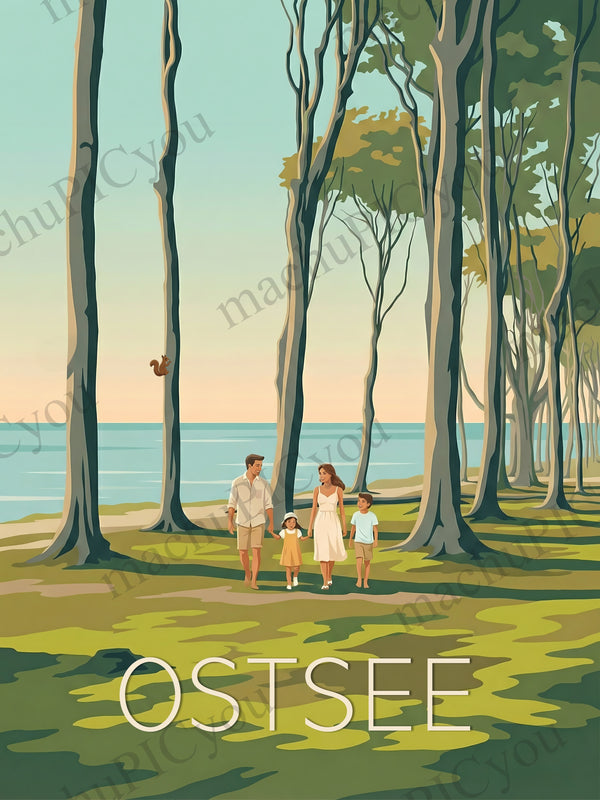 Ostsee — Zwischen Wald und Wellen