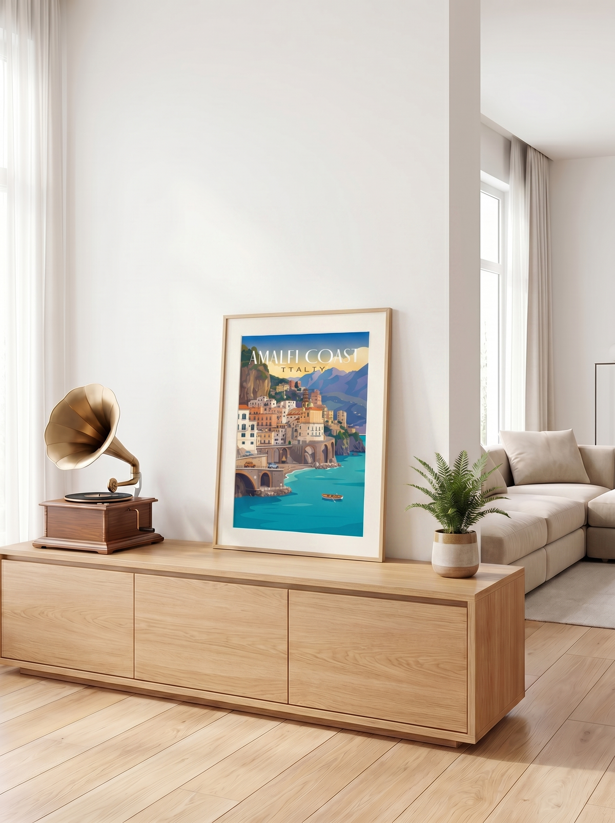 Amalfi Küste Wandvorschau
