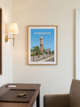 Warnemünde — Küstenmorgen – Wandvorschau