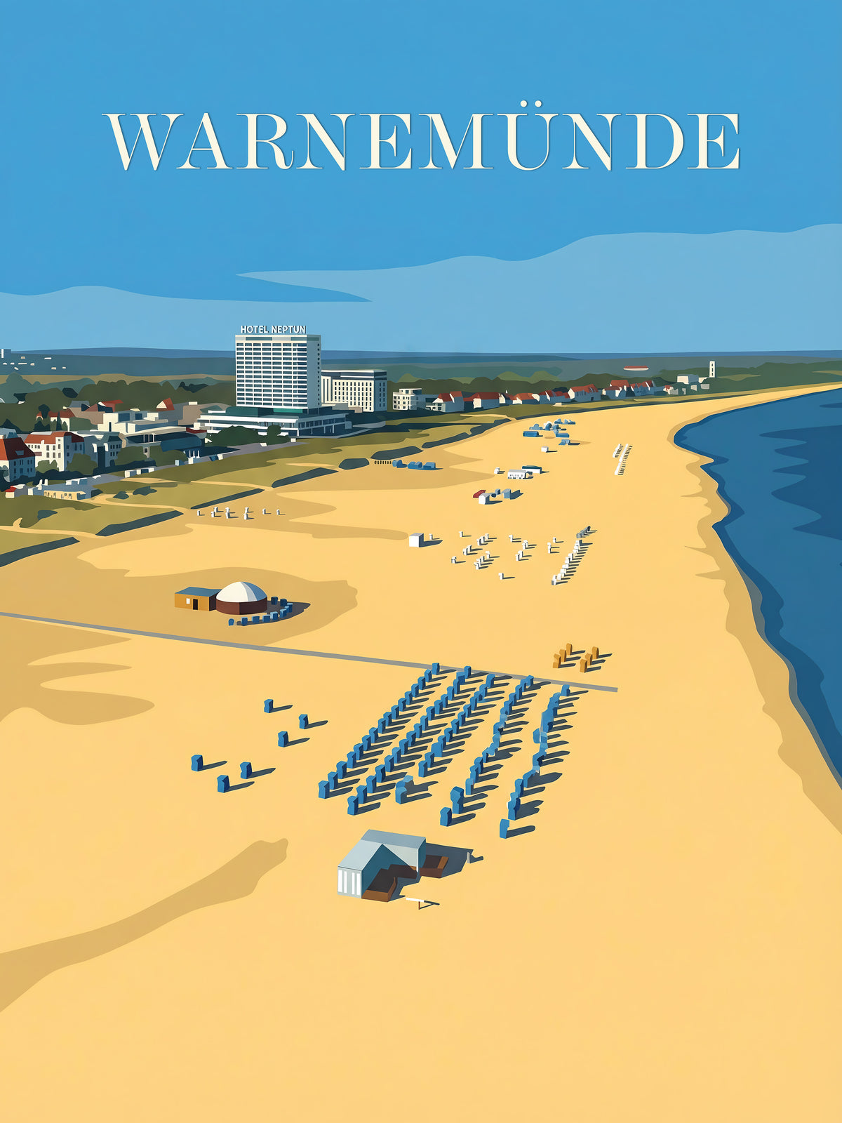 Warnemünde — Strand der Weite