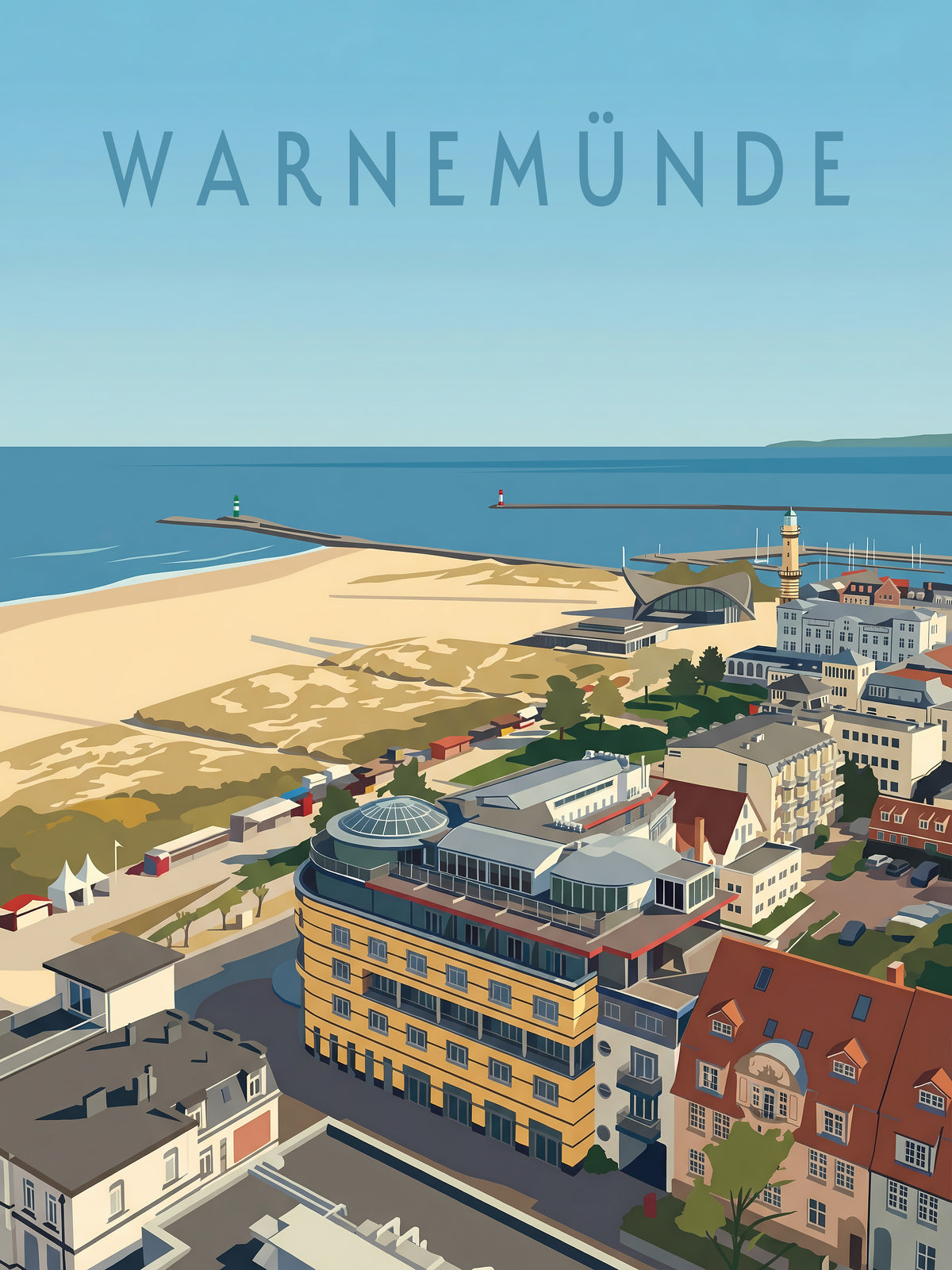Warnemünde — Stadt am Strand