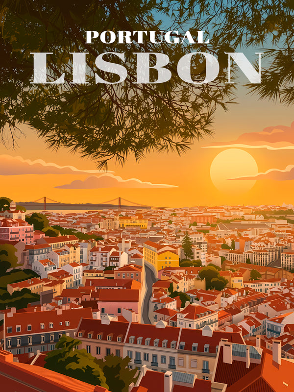 Über den Dächern von Lissabon