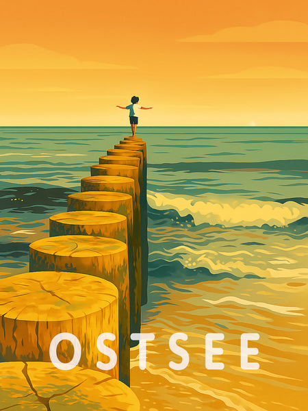 Ostsee — Freiheit auf der Buhne