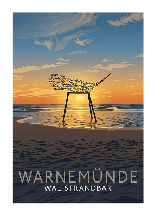 Warnemünde — Sonnenwächter der Küste (Karte)