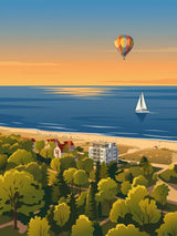 Ostsee — Schweben über Küste
