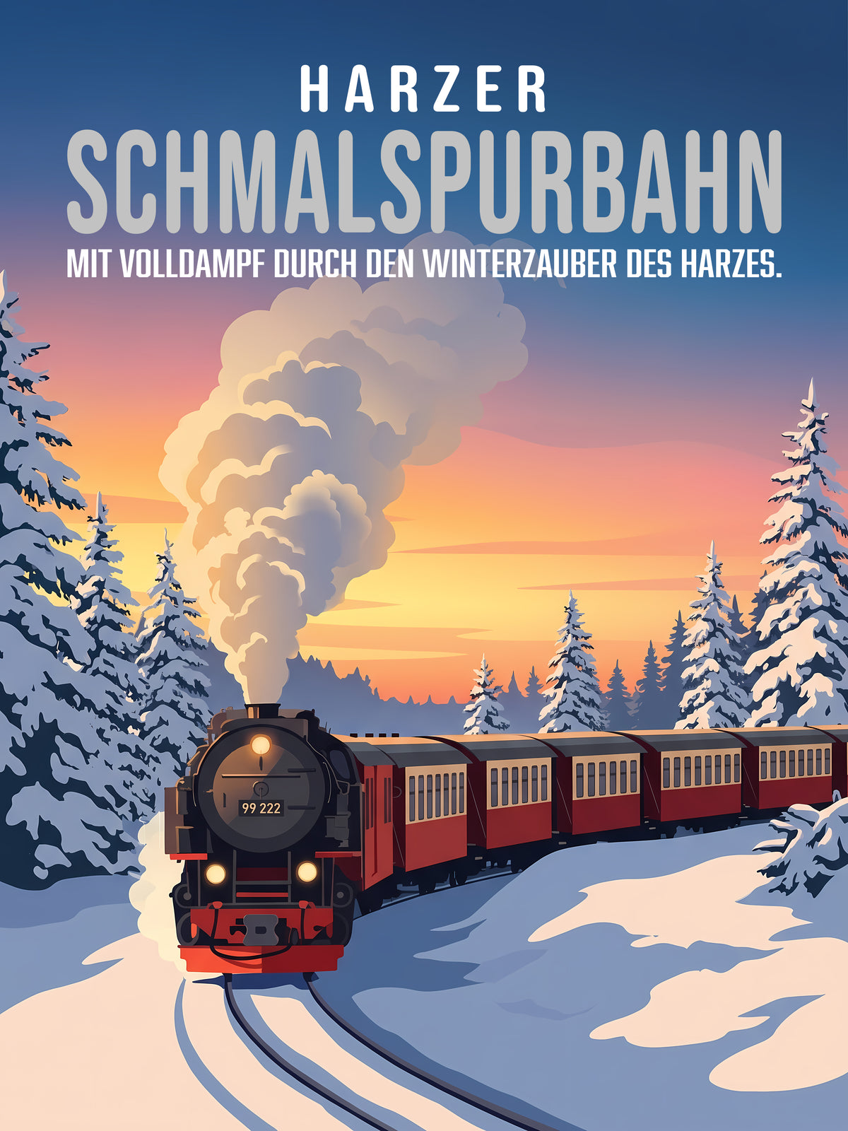Harz — Winterdampf im