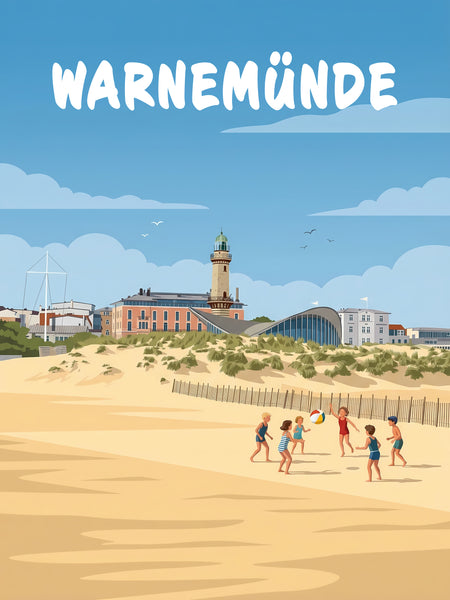 Warnemünde — Sommer am Leuchtturm