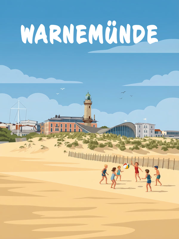 Warnemünde — Sommer am Leuchtturm