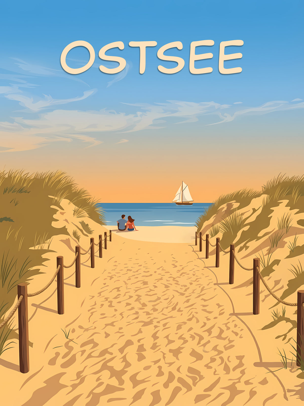 Ostsee — Weg zum Horizont
