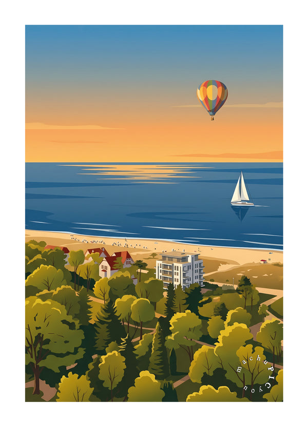 Ostsee — Schweben über Küste (Karte)